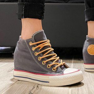 Converse Chuck Taylor All Star Mid Lux Wedge Womens Shoes 551617C Size 5
